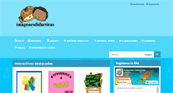 Desktop Screenshot of imagenesdidacticas.com